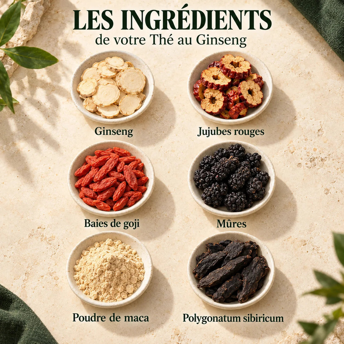 Thé au Ginseng pour les faiblesses sexuelles