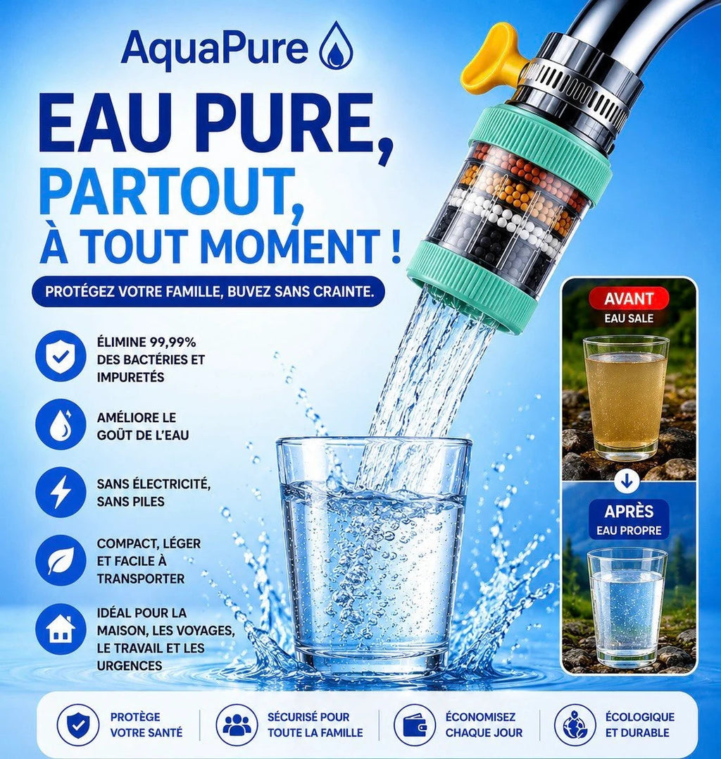 Filtre à eau potable 🚰
