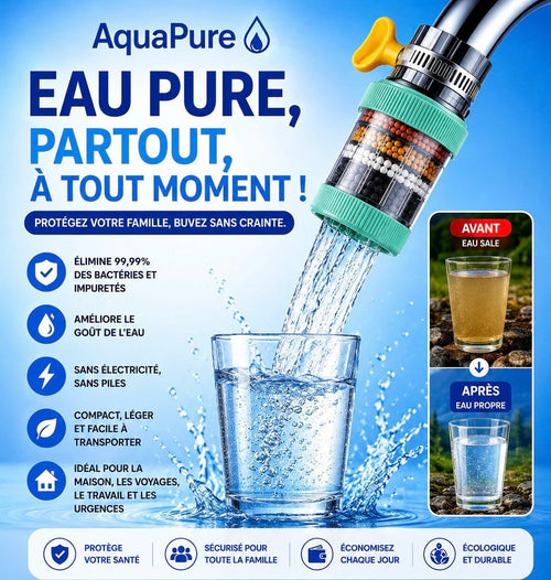 Filtre à eau potable 🚰